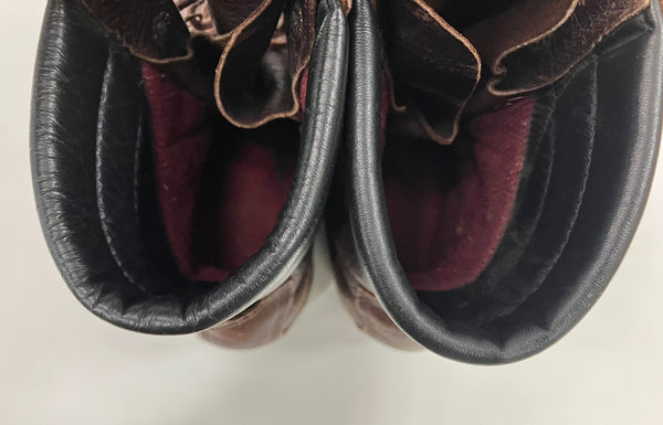 レッドウィング RED WING 90'S 90年代 Irish Setter 859-2 半円緑タグ スーパーソール アメリカ製 MADE IN USA メンズ靴 ブーツ ワーク ブラウン サイズ不明 101sh-2032