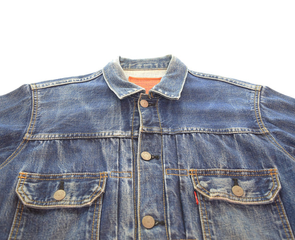 リーバイス Levi's 00s 507 2nd ボタン裏J22 日本製 00's デニムトラッカージャケット 40 ジャケット ブルー 103MT-3119