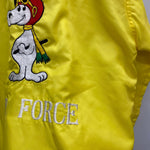 【曜日割引対象外】 ヴィンテージ vintage 60's 70's PEANUTS スヌーピー 刺繍 レーシングジャケット ジャケット イエロー 201MT-4862 VB