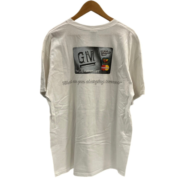US US古着 90’s～ FRUIT OF THE LOOM The GM Card Mastercard マスターカード 企業T アートT VINTAGE ヴィンテージ XL Tシャツ ホワイト LLサイズ 101MT-4280