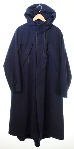 ヨウジヤマモト Yohji Yamamoto 20AW REGULATION Hooded Coat コート  FB-C51-107 2 コート ネイビー 103MT-907