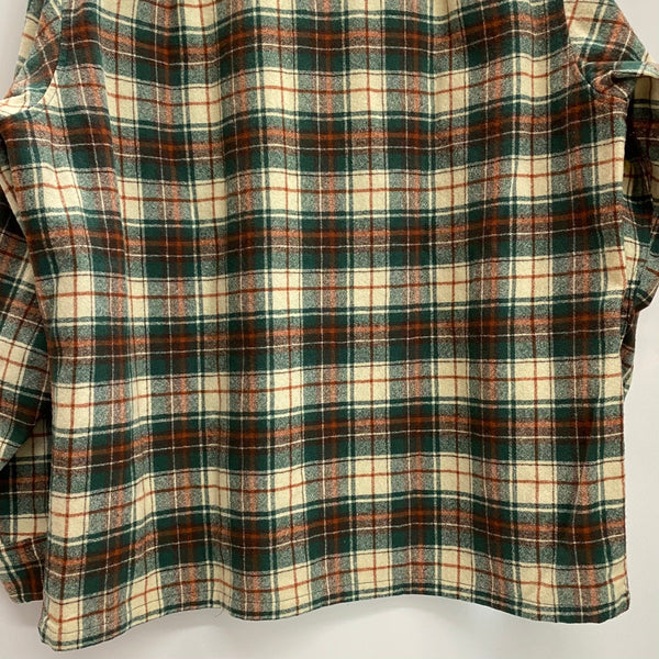 【曜日割引対象外】 ペンドルトン PENDLETON 70's USA製 ネルシャツ ウールシャツ  長袖シャツ グリーン XLサイズ 201MT-4567 VB