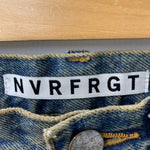 ネヴァーフォーゲット NVRFRGT 3D TWISTED WIDE LEG JEANS NF241P08B デニム ブルー 1サイズ 201MB-1165