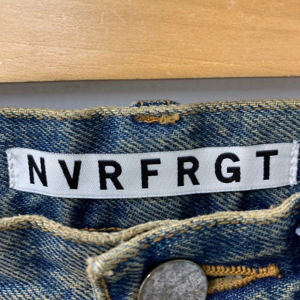 ネヴァーフォーゲット NVRFRGT 3D TWISTED WIDE LEG JEANS NF241P08B デニム ブルー 1サイズ 201MB-1165