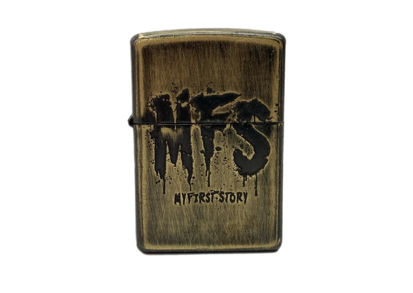 ジッポー ZIPPO 16年製 × MY FIRST STORY マイ ファースト ストーリー MFS オイルライター USA製 金 その他 ロゴ ゴールド 104Z-10