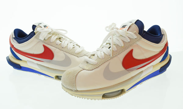 ナイキ NIKE SACAI ZOOM CORTEZ ズーム コルテッツ スニーカー白  DQ0581-100 メンズ靴 スニーカー ホワイト 27cm 103S-778