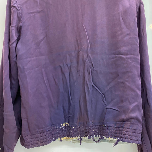 【曜日割引対象外】 ヴィンテージ vintage 50's ギャバジン リバーシブル CONMARジッパー ジャケット パープル Mサイズ 201MT-4787 VB