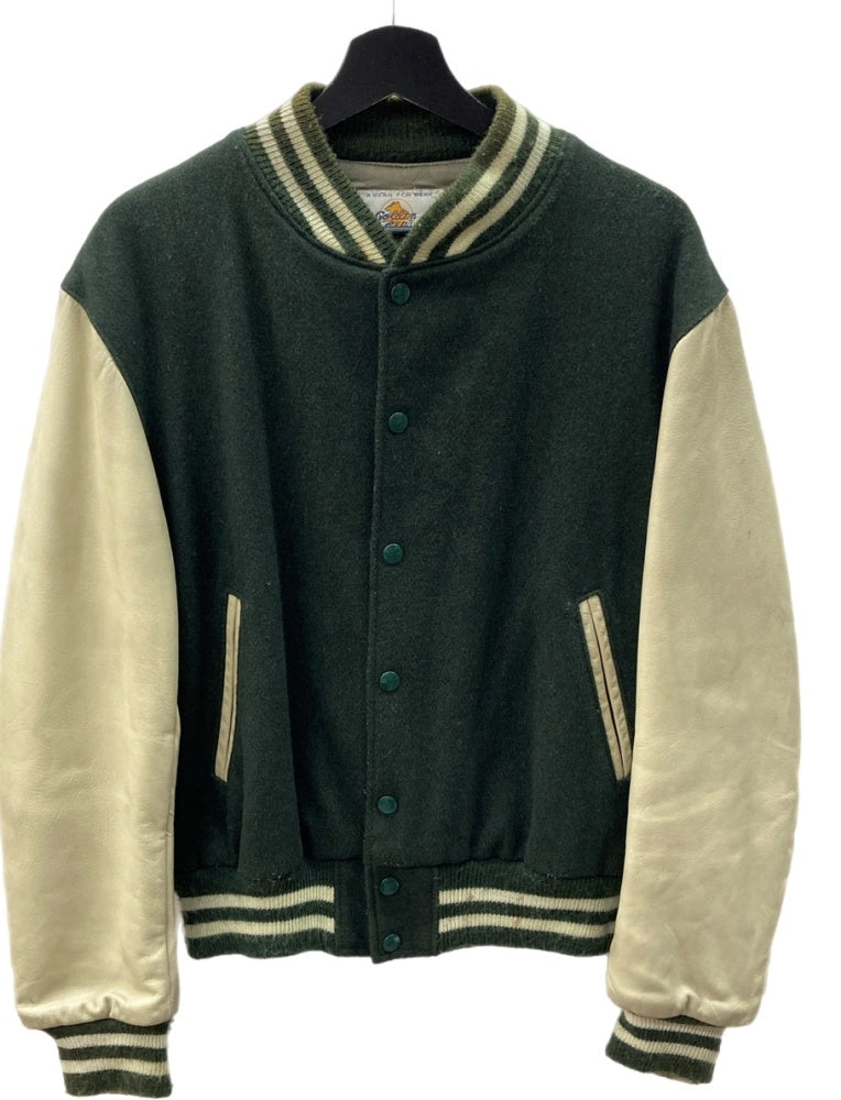 ゴールデンベアー GOLDEN BEAR 70s～80s スタジャン 袖レザー アーム