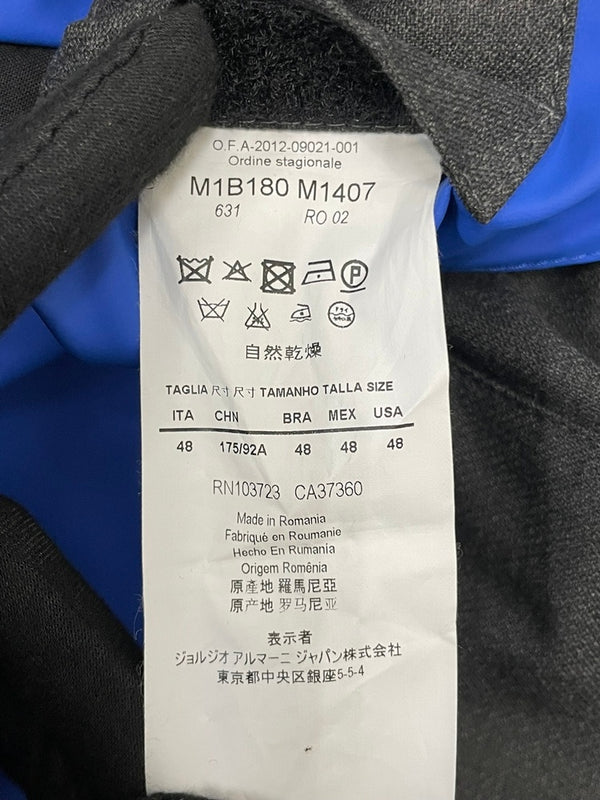 エンポリオアルマーニ EMPORIO ARMANI 撥水ブルゾンジャケット M1B180 M1407 48 グレー 601MT-48