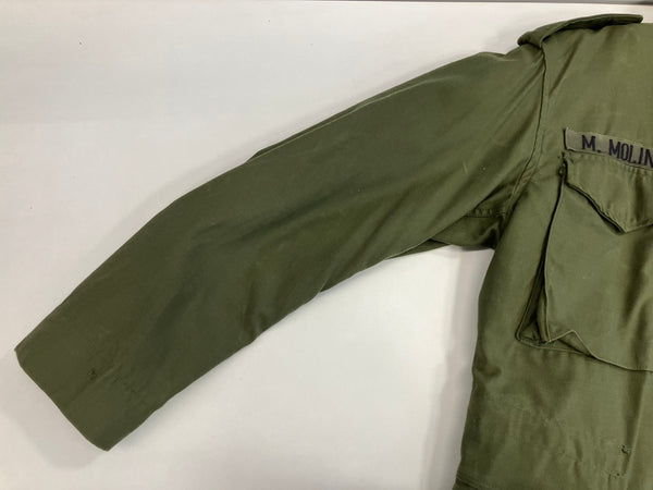 ミリタリー military 70's 70年代 US ARMY 米軍 実物 M-65 フィールドジャケット 3rd.ブラスジップ VINTAGE ヴィンテージ SMALL-REGULAR ジャケット カーキ Sサイズ 101MT-4908