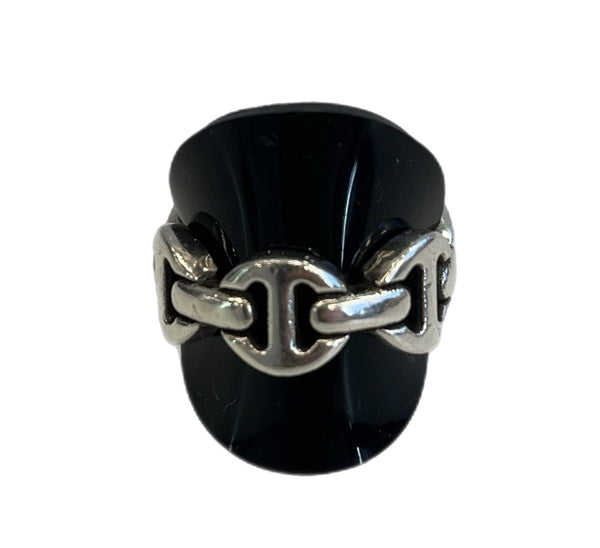 ホーセンブース HOORSENBUHS BRUTE CLASSIC TRI-LINK リング 23号 メンズジュエリー・アクセサリー 指輪・リング シルバー 101G-235