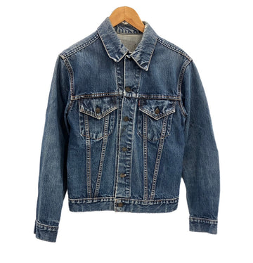 リーバイス Levi's 70's 70s 70年代 70505 BIGE ビッグE ボタン裏524刻印 デニムジャケット Gジャン ヴィンテージ Vintage - ジャケット ブルー フリーサイズ 101MT-3619