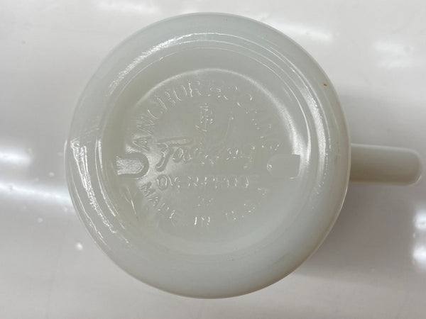 ファイアーキング Fire-King 60s 70s Good Morning Mug グッド モーニング マグ マクドナルド USA製 耐熱 マグカップ 白 その他 総柄 ホワイト 104Z-17