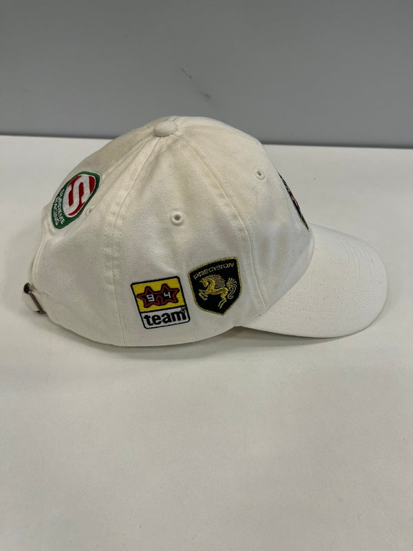 シュプリーム SUPREME Raching 6-Panel CAP Black シュプリーム レーシング 6パネル キャップ ワッペン 帽子 メンズ帽子 キャップ ホワイト 101hat-174