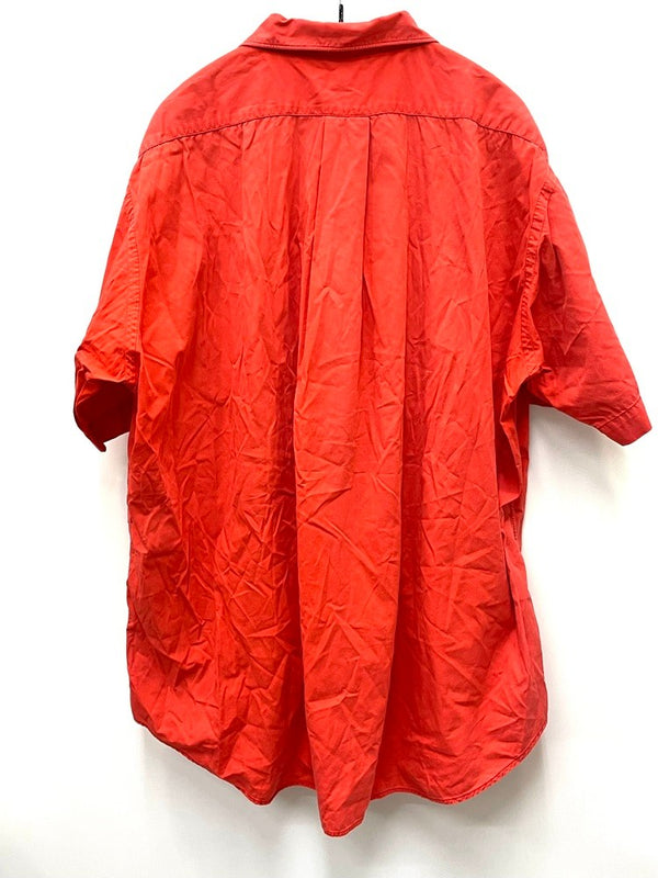 コムデギャルソン COMME des GARCONS 80's デカオム 開閉 半袖 シャツ HB020410 レッド 601MT-45