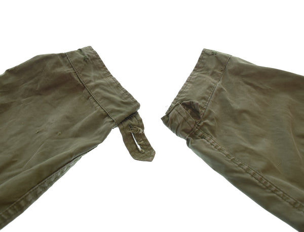 ミリタリー Military 80s USARMY M-65 フィッシュテールパーカー 80's アメリカ軍 SCOVILLジッパー 8415-00-782-3219 ジャケット カーキ Lサイズ 103MT-3330