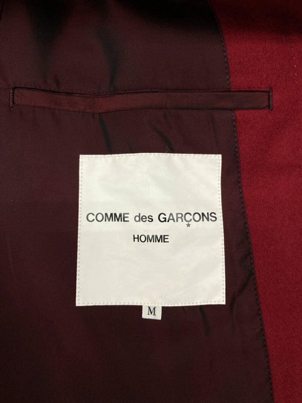 コムデギャルソン COMME des GARCONS HOMME 90s LONG JACKET ロング ジャケット 田中オム テーラード アーカイブ アウター 赤 IJ-04012M ジャケット 無地 レッド Mサイズ 104MT-2093