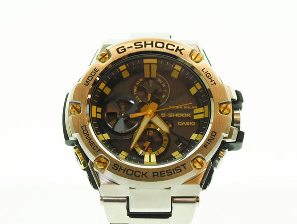 ジーショック G-SHOCK G-Steel ジースチール GST-B100 メンズ腕時計シルバー 103T-38
