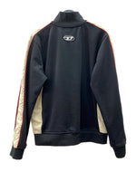 ディーゼル DIESEL S-BLOCKER トラック ジャケット ジップアップ 切り替え ジャージ 黒 A03722 ジャージ ロゴ ブラック Mサイズ 104MT-2115