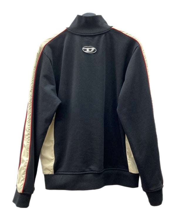 ディーゼル DIESEL S-BLOCKER トラック ジャケット ジップアップ 切り替え ジャージ 黒 A03722 ジャージ ロゴ ブラック Mサイズ 104MT-2115