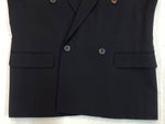 ワイズ Y's for men DOUBLE TAILORED JACKET ダブル テーラード ジャケット アーカイブ アウター 黒 MH-X03-103 ジャケット 無地 ブラック Sサイズ 104MT-1583