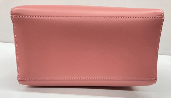 マンサーガブリエル MANSUR GAVRIEL Logo Mini North South Tote MINI 型押しロゴ NEW NSトートバッグ ハンドバッグ ショルダーバッグ レザー スクエア PINK バッグ レディースバッグ 2way・3wayバッグ ピンク 104B-65