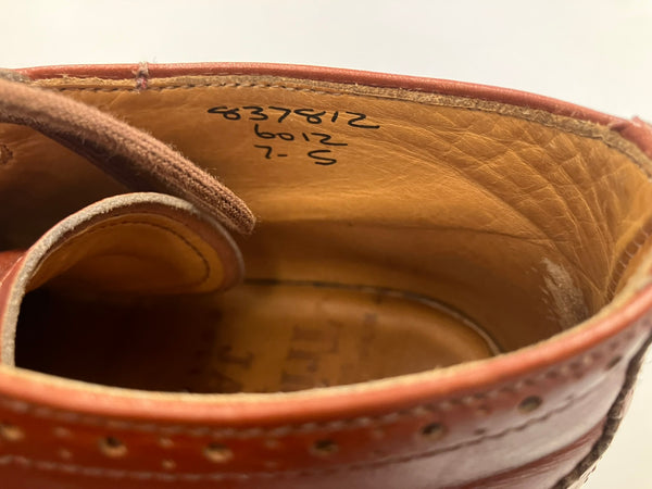 トリッカーズ Trickers THE JACK COLLECTION GHILLIE BOOTS ギリーブーツ ウィングチップ フルブローグ カントリー MADE IN ENGLAND イングランド製 英国製 6012 メンズ靴 ブーツ カントリー ブラウン UK7 101sh-2214