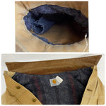 【曜日割引対象外】 カーハート Carhartt 80's 90's トラッカージャケット 裏地ブランケット ダック ジャケット ベージュ 201MT-3734 VB