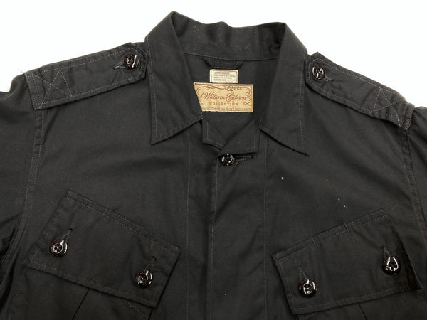 バズリクソンズ BUZZ RICKSON'S WILLIAM GIBSON COLLECTION BLACK COMBAT TROPICAL ジャングルファティーグ 1st BR14975 SHORT-MEDIUM ジャケット ブラック 104MT-730