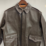 【曜日割引対象外】 リアルマッコイズ THE REAL McCOY'S トイズマッコイ Toys McCoy TYPE A-2 レザーフライト 30-1415 ジャケット ブラウン 40サイズ 201MT-3953 VB