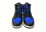 ナイキ NIKE 20年製 AIR JORDAN 1 MID HYPER ROYAL エア ジョーダン ミッド ハイパー ロイヤル AJ1 青 黒 554724-077 メンズ靴 スニーカー ブルー 28cm 104S-652