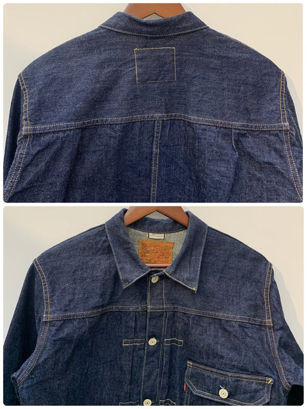 【曜日割引対象外】 ウエアハウス WAREHOUSE DUCK DIGGER DENIM JACKET ジャケット ブルー 38サイズ 201MT-3172 VB