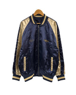 サントリー SUNTORY ×E.YAZAWA コラボ スカジャン サントリープレミアムモルツ 紺 刺繍ロゴ ジャケット ネイビー 101MT-5285