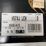 ニューバランス new balance 観賞用 新平衡 ドラゴン M574J LEW メンズ靴 スニーカー ホワイト 27.5cmサイズ 201-shoes1595