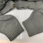 ダイリク DAIRIKU 22AW American Dream Inside-out Knit 星条旗 セーター グレー Fサイズ 201MT-4806