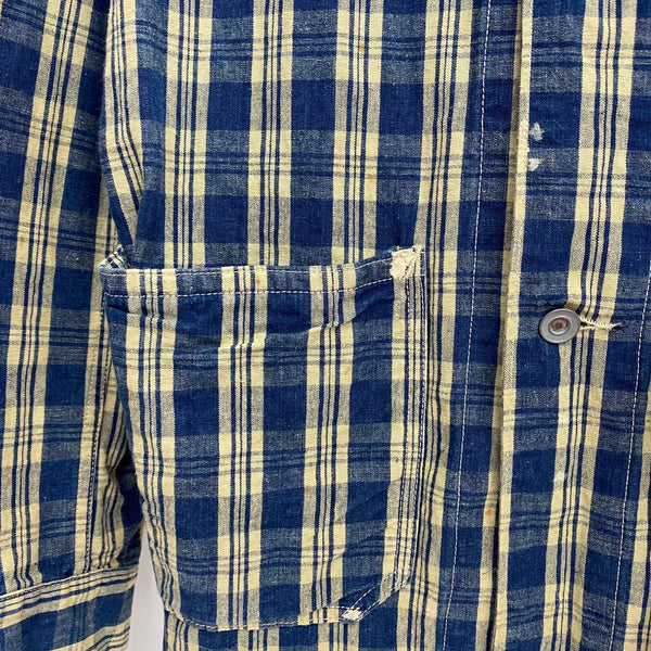 【曜日割引対象外】 ダブルアールエル RRL FARMER'S COAT ファーマーズコート バルーンジャケット MNRROTWM5L00054 ジャケット ブルー 40Rサイズ 201MT-4322 VB