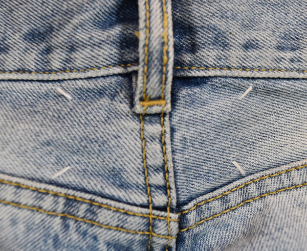 メゾン マルジェラ Maison Margiela 22S 10ライン Slip technique 4ステッチ ジーンズ  S50LA0193 S30561 デニム ブルー 32 103MB-641