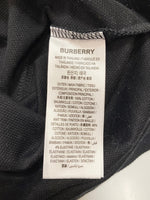 バーバリー Burberry 鹿の子 長袖 ポロシャツ 黒 8017680 トップスその他 ワンポイント ブラック Mサイズ 101MT-2267