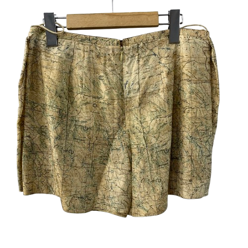 カルヴェン CARVEN セットアップ マップ柄 三陽商会 スーツ・セットアップ ブラウン Sサイズ 201LT-455