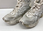 バレンシアガ BALENCIAGA Runner High ランナー ハイカット ダッド シューズ カットオフ ランニング 白 695764 メンズ靴 スニーカー ホワイト 27.5cm 104S-710