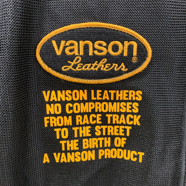 バンソン VANSON メッシュライダースジャケット VS18105S ブラック Lサイズ 201MT-4688