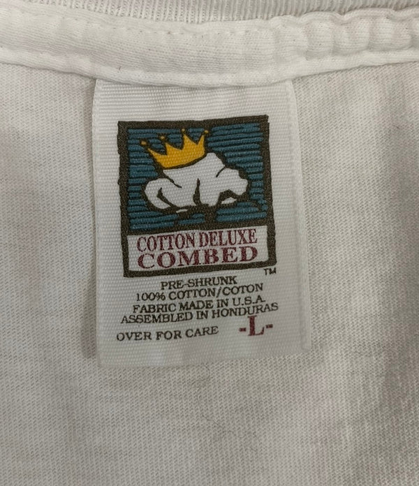 US古着 US古着 90s ヴィンテージ vintage  Saint louis art museum Angels セントルイス美術館 エンジェル 白 プリント Tシャツ ホワイト Lサイズ 101MT-4519