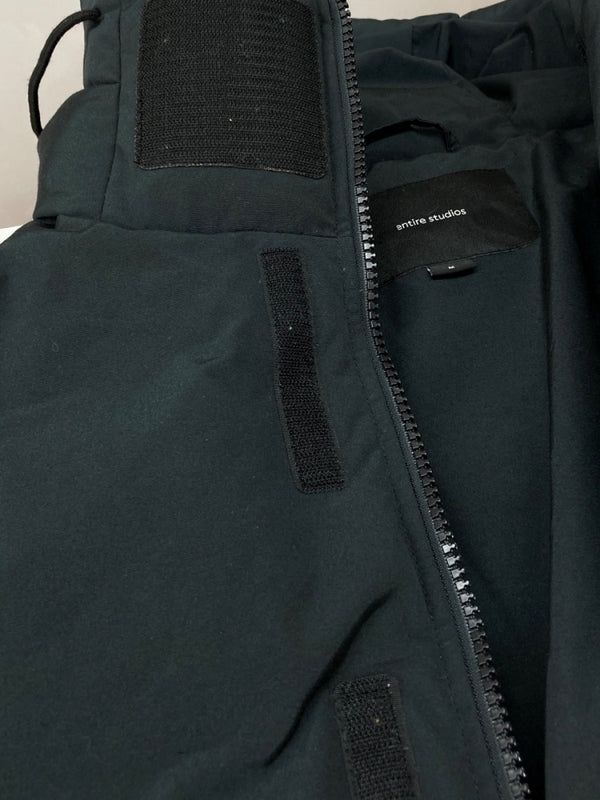 エンタイアスタジオ entire studios SOA PUFFER DOWN JACKET パファー ダウン ジャケット 短丈 ジップアップ ダウン アウター 黒 ジャケット 無地 ブラック Mサイズ 104MT-1448