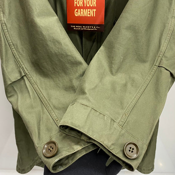 【曜日割引対象外】 ザリアルマッコイズ The REAL McCOY'S モッズコート M-1951 フィールド パーカー タグ付き ジャケット カーキ Mサイズ 201MT-4571 VB