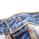 リーバイス Levi's 70's 501 66 Single 66前期 75年製 ボタン裏 6 VINTAGE ヴィンテージ スモールe リペア 均等V デニム ブルー W34L33 103MB-575