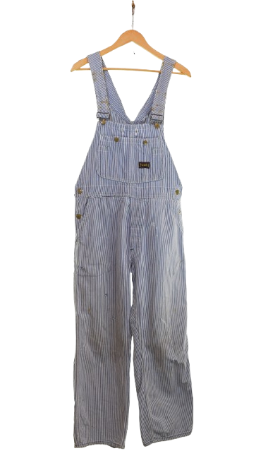 スペシャル！50s BIGSMITH ヒッコリー オーバーオールvintage ヴィンテージ Vintage 50s 60s BIGSMITH 黒タグ ヒッコリー