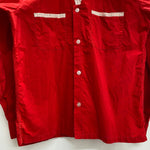 【曜日割引対象外】 ヴィンテージ vintage 50's Pilgrim オープンカラーシャツ 長袖シャツ レッド Mサイズ 201MT-4884 VB