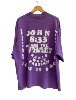 シーピーエフエム CPFM カニエ ウエスト Kanye West JIK II T-shirt Tシャツ Tシャツ ロゴ パープル XLサイズ 201MT-2358