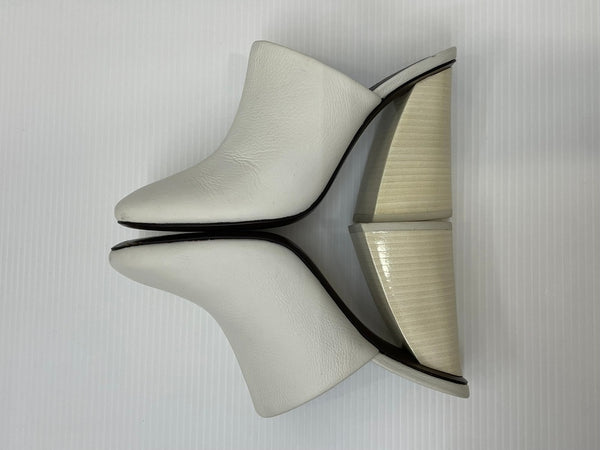 メルセデス カスティロ MERCEDES CASTILLO レザー ミュール レディース靴 サンダル サボ ホワイト 37 23.5cm 601sh-13