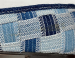 サルヴァトーレフェラガモ Salvatore Ferragamo ヴァリナ VARINA CHECKED BLOCK フラットシューズ パンプス ヴァラリボン RIBBON デニム DENIM 青 BLUE 752462 レディース靴 バレエシューズ リボンモチーフ ブルー SIZE5 1/2 104S-725